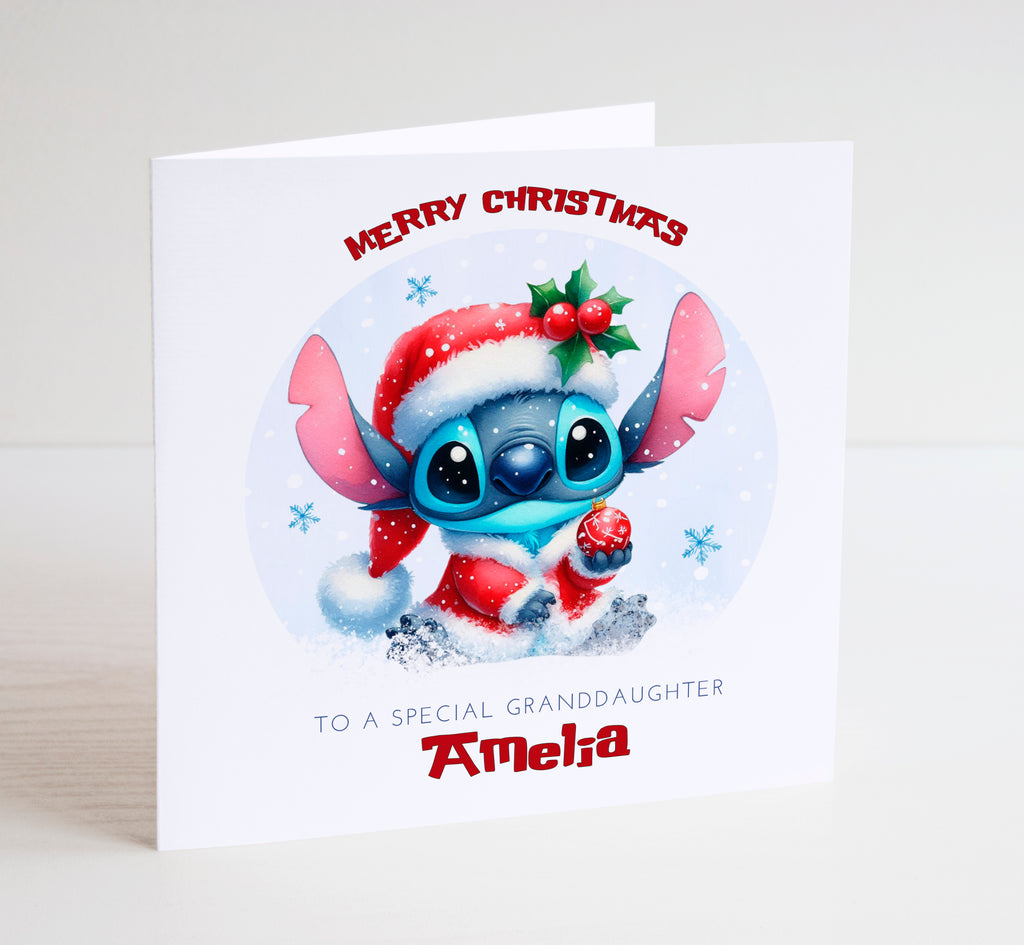 Stitch Christmas Card