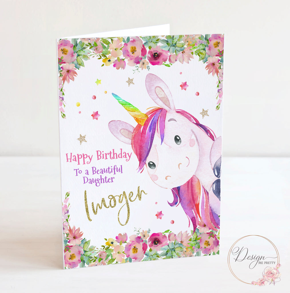 A5 - Magical Unicorn Birthday Card