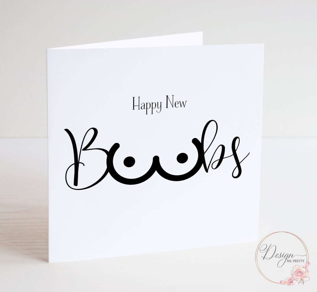 Happy New Boobs Card