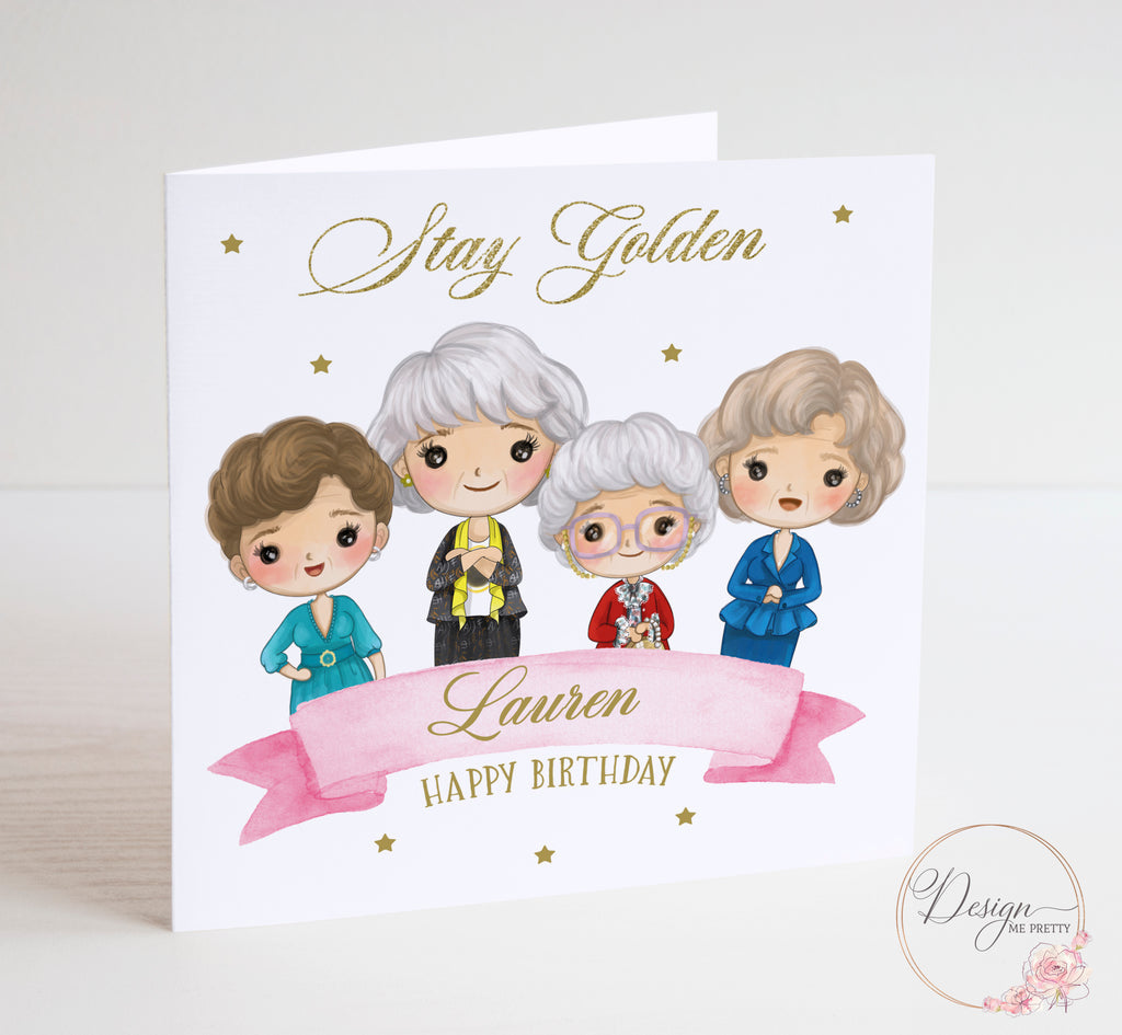 Golden Girls Birthday card