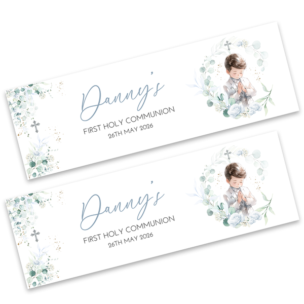 Boys First Holy Communion Banner