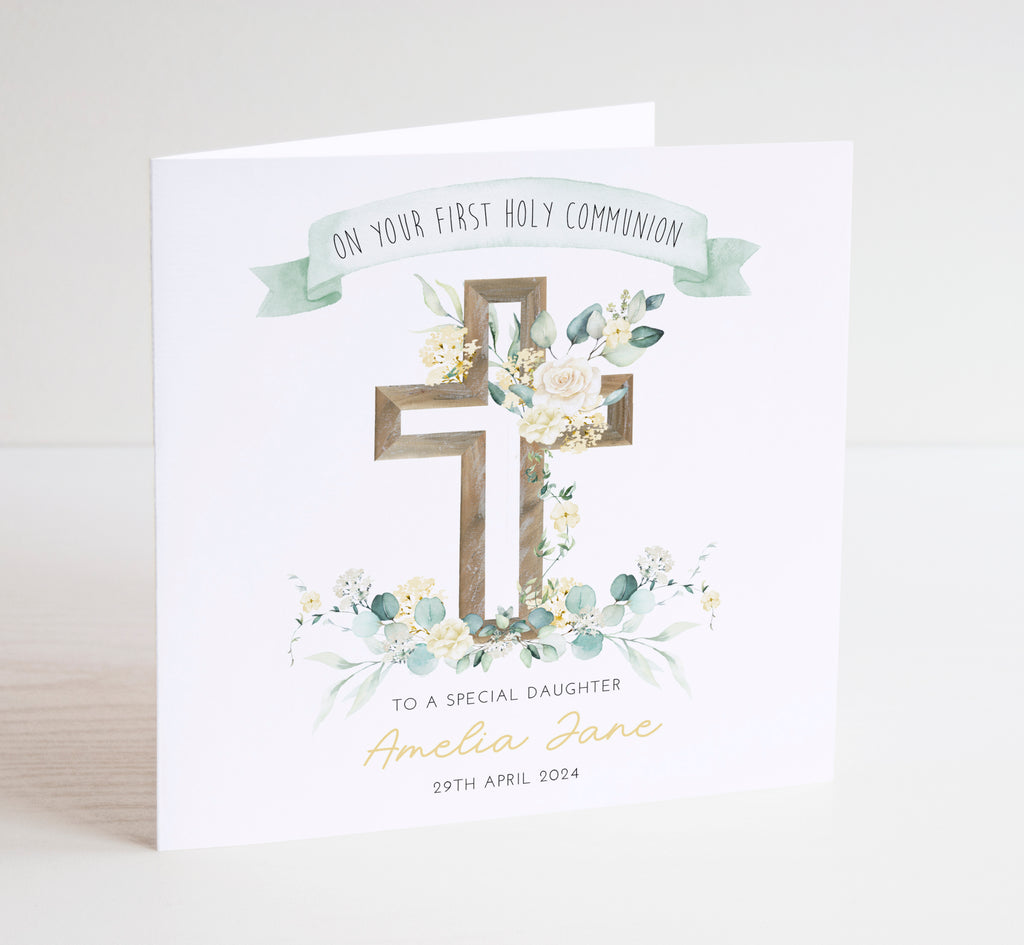 First Holy Communion Card - Unisex