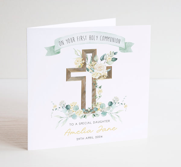 First Holy Communion Card - Unisex