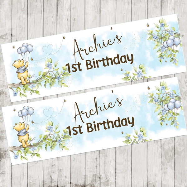 Winnie the Pooh Party Banner x 2