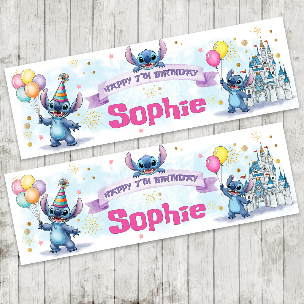 Stitch Party Banner x 2