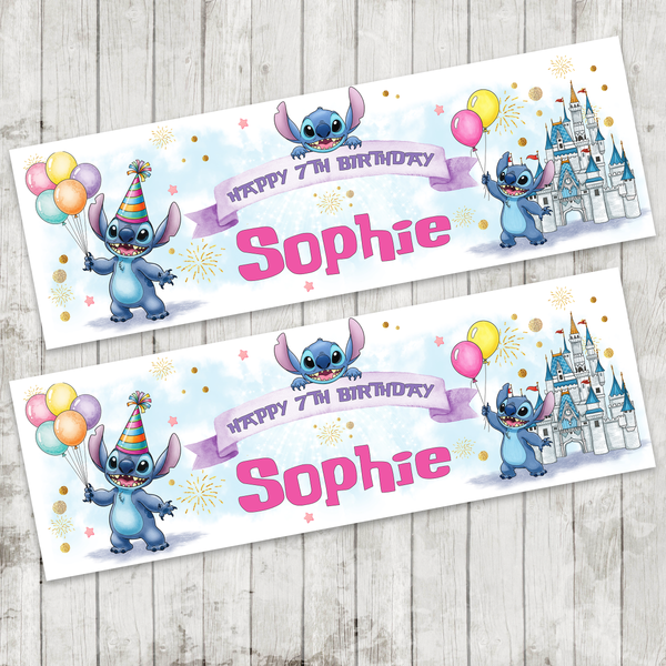 Stitch Party Banner x 2