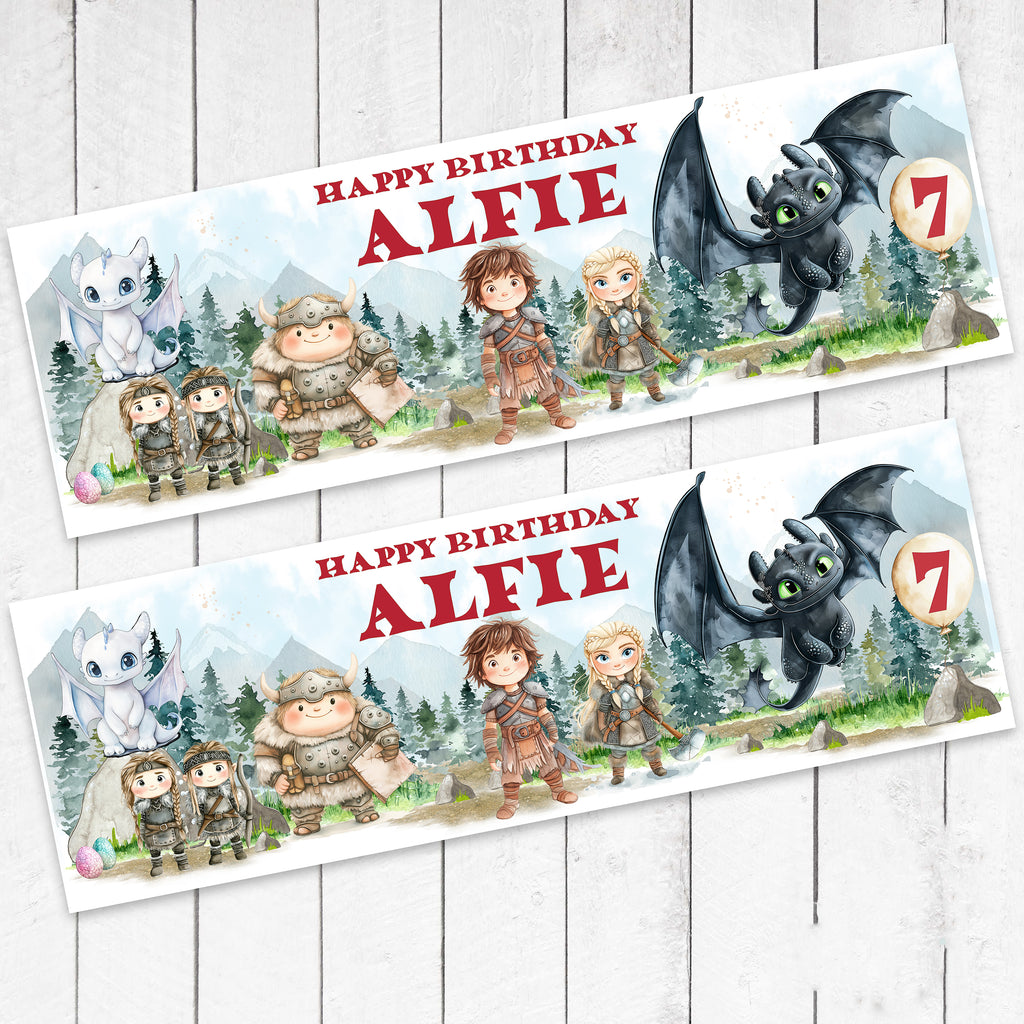 Dragon Party Banner x 2