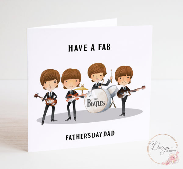 The Beatles Father's Day Card