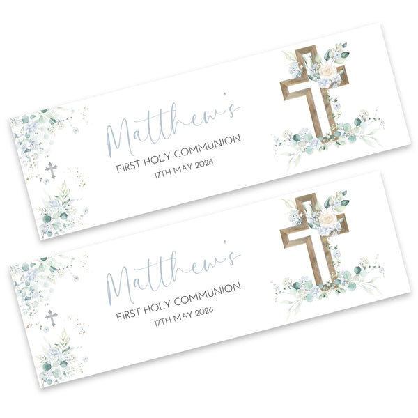 Boys First Holy Communion Banner