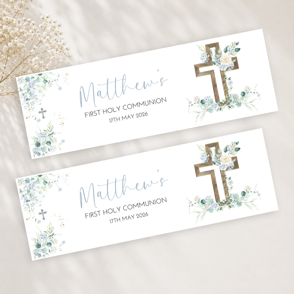 Boys First Holy Communion Banner