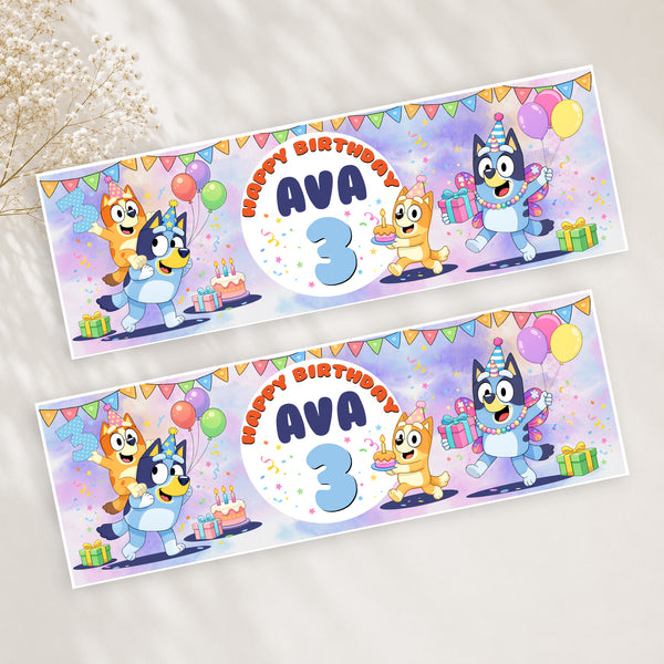 Children's Personalised Party Banner | Party Decoration