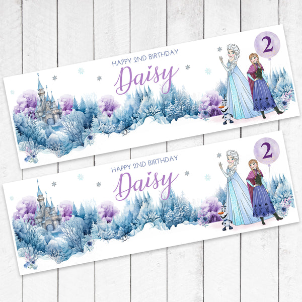 Frozen Party Banner x 2