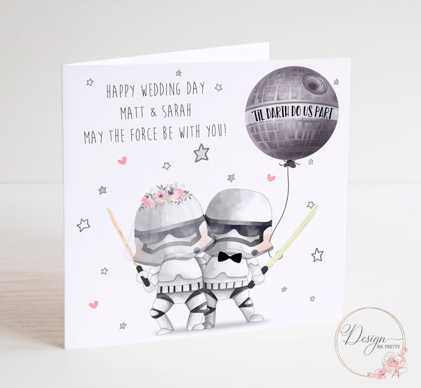 Star Wars Wedding Card - Stormtroopers