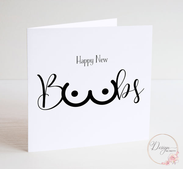 Happy New Boobs Card