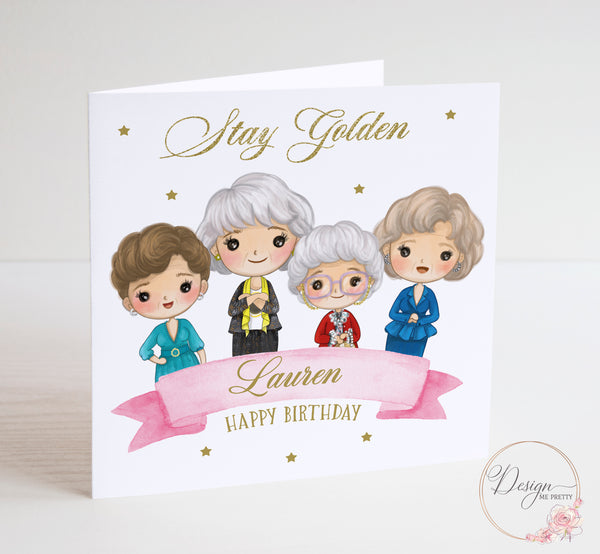 Golden Girls Birthday card