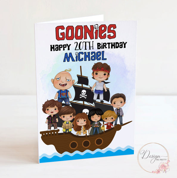 The Goonies Birthday Card