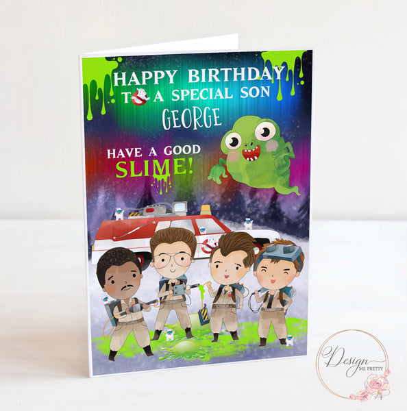 Ghostbusters Birthday Card